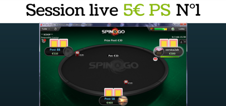 Session live - 5€ PS N°1