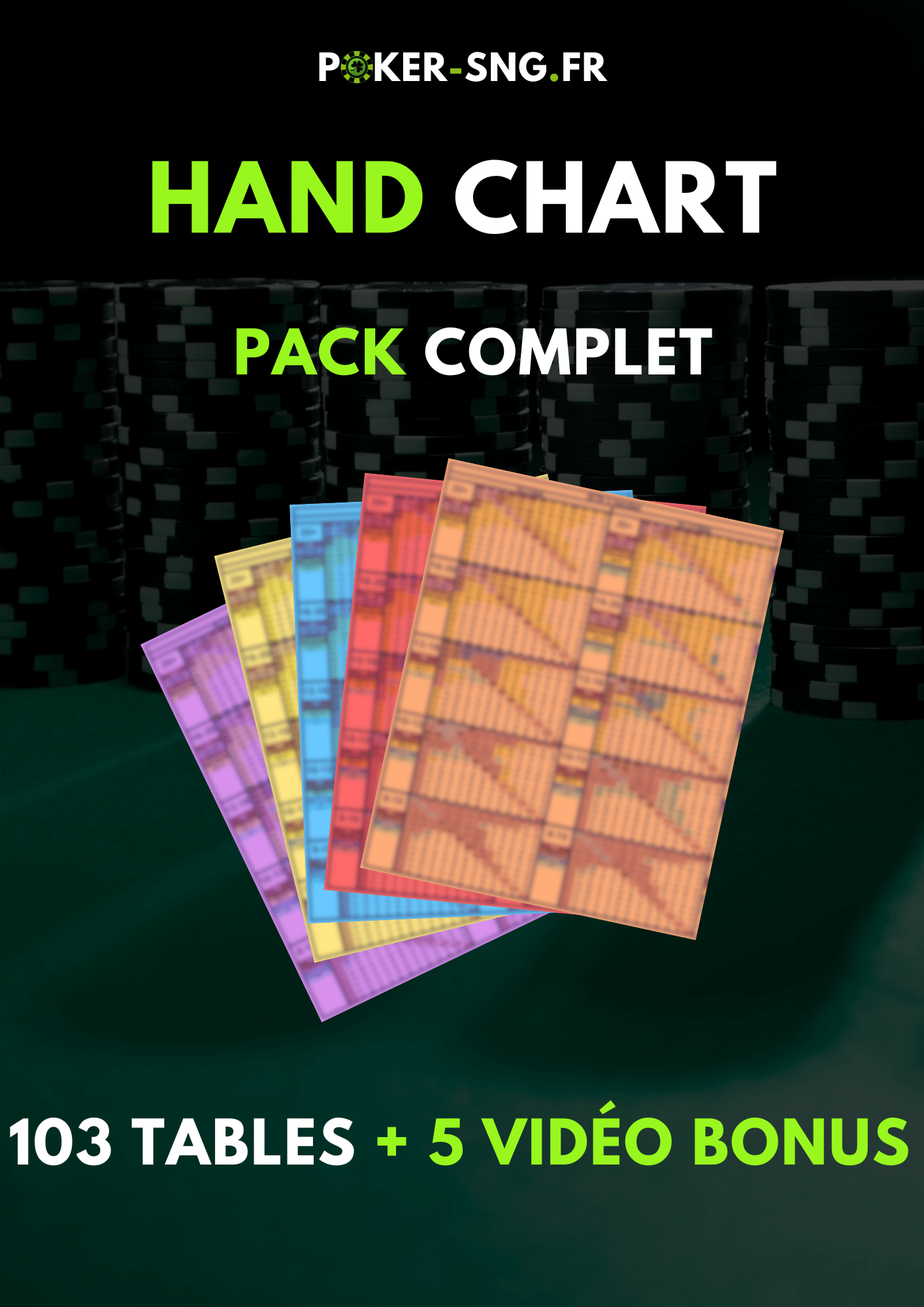 Hand Charts - Pack complet sng jackpot