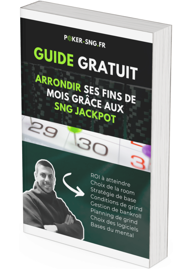 Guide gratuit - Arrondir ses fins de mois grâce aux SnG Jackpot - Cover 3D